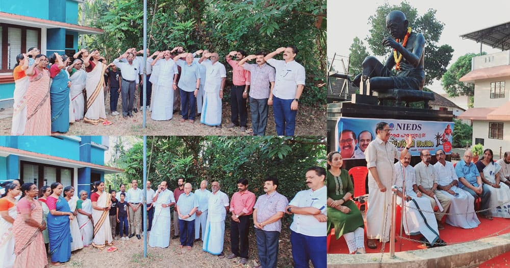 NIEDS Organises Memorial Walk and Gandhi Smriti Gathering to Mark 91st Anniversary of Mahatma Gandhi’s Visit to Irinjalakuda; Celebrates Indian Republic Day